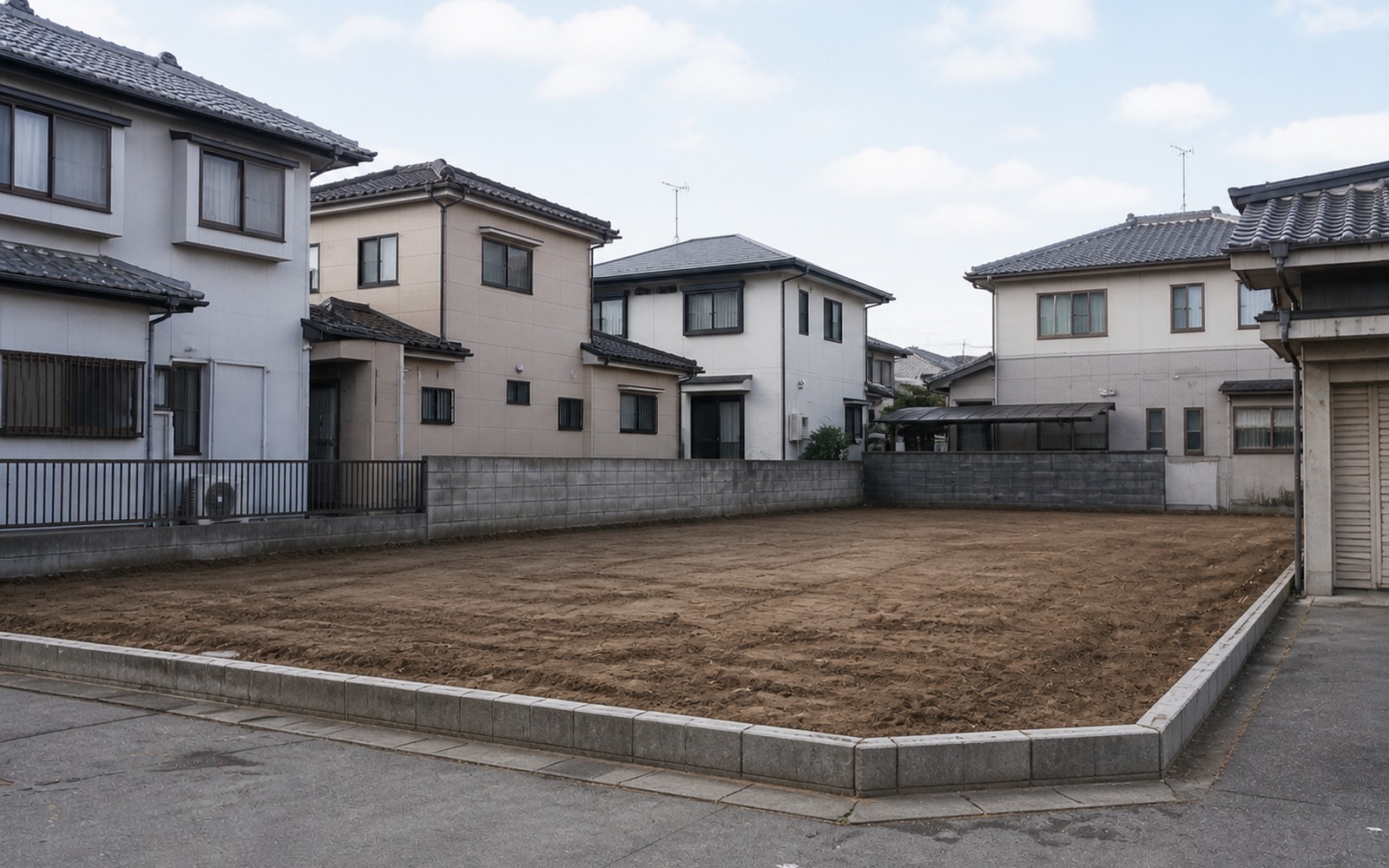 解体後・整地された更地